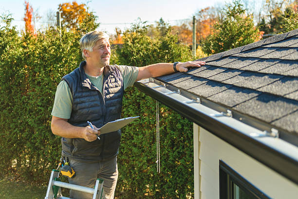 Professional Hail Damage Roof Repair technician working in Antimony, UT